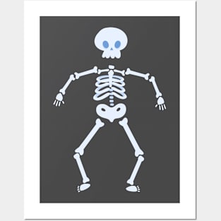 Spooky Scary Skeleton Posters and Art